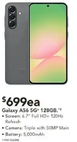 Harvey Norman Galaxy a56 5g 128gb. offer