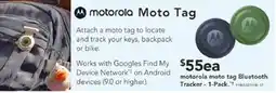 Harvey Norman Motorola moto tag bluetooth tracker offer