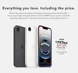 Harvey Norman iPhone 16e offer