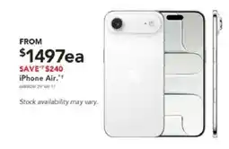 Harvey Norman iPhone Air offer