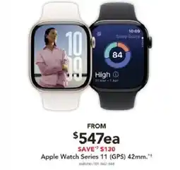 Harvey Norman Apple watch series 11 (gps) 42mm. offer