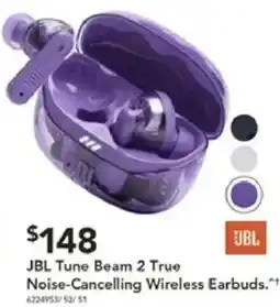 Harvey Norman Jbl tune beam 2 truly noise-cancelling wireless earbuds offer