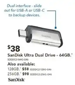 Harvey Norman Sandisk ultra dual drive - 64gb offer