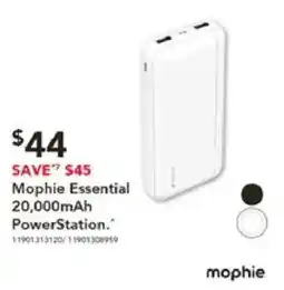 Harvey Norman Mophie Essential 20,000mAh PowerStation offer
