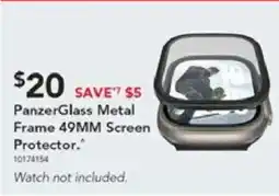 Harvey Norman Panzerglass metal frame 49mm screen protector offer