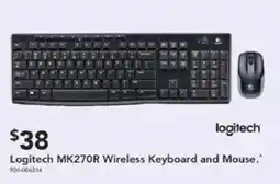 Harvey Norman Logitech MK270R Wireless Keyboard and Mouse offer