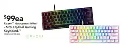 Harvey Norman Razer huntsman mini - 60% optical gaming keyboard offer
