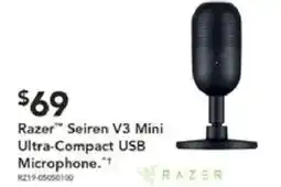 Harvey Norman Razer™ seiren v3 mini ultra-compact usb microphone offer