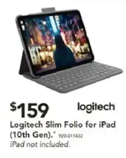 Harvey Norman Logitech slim folio for ipad (10th gen). offer