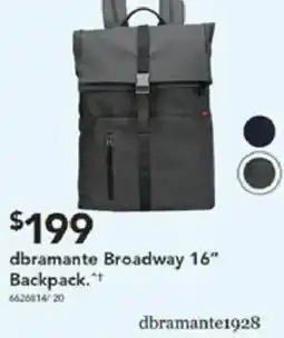 Harvey Norman dbramante Broadway 16" Backpack offer