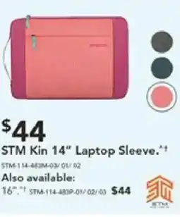 Harvey Norman Stm kin 14" laptop sleeve offer