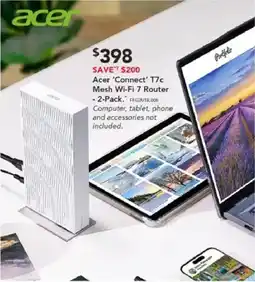 Harvey Norman Acer 'Connect' T7c Mesh Wi-Fi 7 Router offer