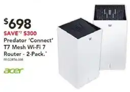 Harvey Norman Predator 'Connect' T7 Mesh Wi-Fi 7 Router offer