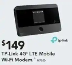 Harvey Norman Tp-link 4g lte mobile wi-fi modem offer
