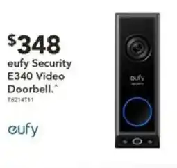 Harvey Norman eufy Security E340 Video Doorbell offer