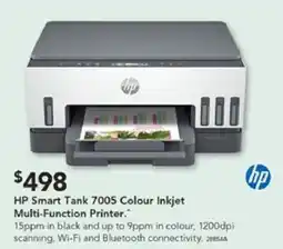 Harvey Norman HP Smart Tank 7005 Colour Inkjet Multi-Function Printer offer