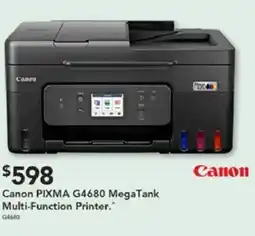 Harvey Norman Canon pixma g4680 megatank multi-function printer offer