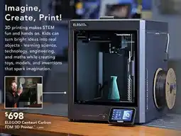 Harvey Norman Elegoo centauri carbon fdm 3d printer offer