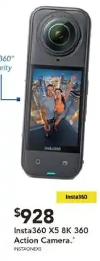 Harvey Norman Insta360 X5 8K 360 Action Camera offer