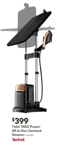 Harvey Norman Tefal ixeo power all-in-one garment steamer offer