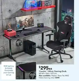 Harvey Norman Condor Gaming Desk offer