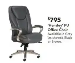 Harvey Norman Hensley PU Office Chair offer