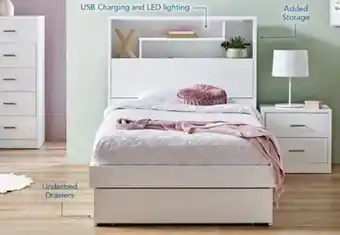 Edge 3-Drawer Single Bed