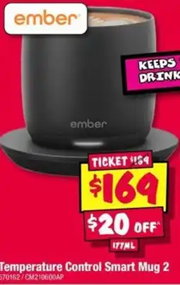 JB Hi-Fi Temperature Control Smart Mug 2 offer