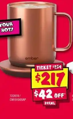 JB Hi-Fi Temperature Control Smart Mug 2 offer