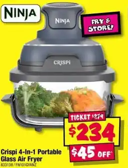 JB Hi-Fi Crispi 4-In-1 Portable Glass Air Fryer offer