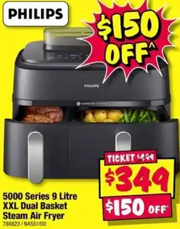 JB Hi-Fi 5000 Series XXL Dual Basket Steam Air Fryer offer