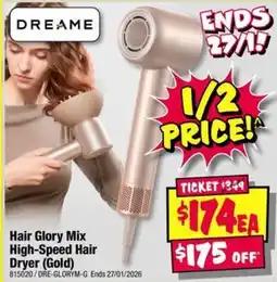 JB Hi-Fi Hair Glory Mix High-Speed Hair Dryer offer