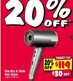 JB Hi-Fi One Dry & Style Hair Dryer offer