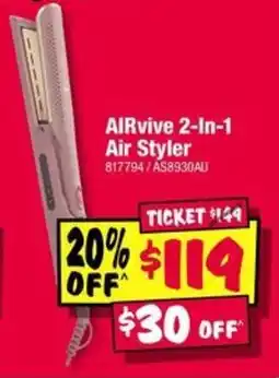 JB Hi-Fi AIRvive 2-In-1 Air Styler offer