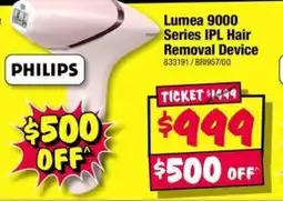 JB Hi-Fi Lumea 9000 Series IPL Hair Removal Device offer