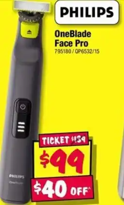 JB Hi-Fi OneBlade Face Pro offer