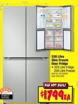 JB Hi-Fi Slim French Door Fridge offer