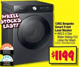 JB Hi-Fi Bespoke Smart Front Load Washer offer