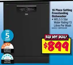 JB Hi-Fi 16 Place Setting Freestanding Dishwasher offer
