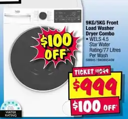 JB Hi-Fi Front Load Washer Dryer Combo offer