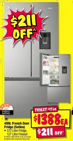 JB Hi-Fi French Door Fridge offer