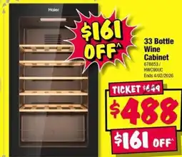 JB Hi-Fi Bottle Wine Cabinet offer