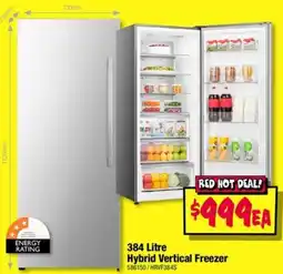 JB Hi-Fi Hybrid Vertical Freezer offer