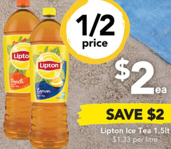 Drakes Lipton Ice Tea 1.5lt offer