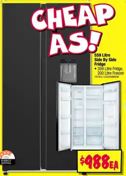 JB Hi-Fi Side By Side Fridge offer