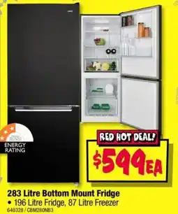 JB Hi-Fi Bottom Mount Fridge offer