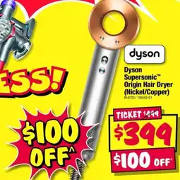 JB Hi-Fi Dyson Supersonic Origin Hair Dryer offer