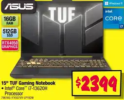 JB Hi-Fi TUF Gaming Notebook offer