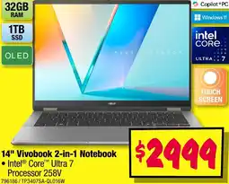 JB Hi-Fi Vivobook 2-in-1 Notebook offer