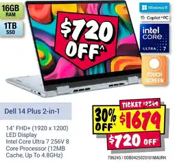 JB Hi-Fi Dell 14 Plus 2-in-1 offer
